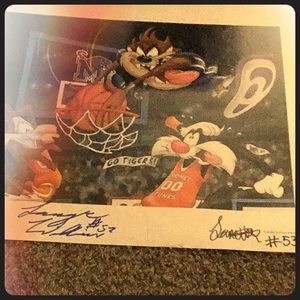 Memphis Tigers poster signed by the Memphis